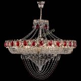 Люстра Кольцо Классика Веер №8 красная в Ижевске