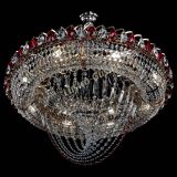 Люстра Кольцо Классика Веер №8 красная в Ижевске