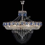 Люстра Кольцо Классика Веер №8 синяя в Ижевске