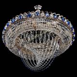 Люстра Кольцо Классика Веер №8 синяя в Ижевске