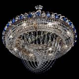 Люстра Кольцо Классика Веер №8 синяя в Ижевске