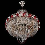 Люстра Кольцо Классика Веер красная в Ижевске