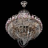 Люстра Кольцо Классика Веер розовая в Ижевске