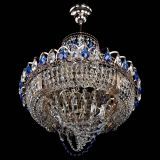 Люстра Кольцо Классика Веер синяя в Ижевске