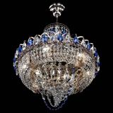 Люстра Кольцо Классика Веер синяя в Ижевске