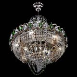 Люстра Кольцо Классика Веер зеленая в Ижевске