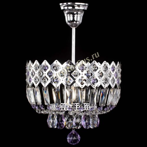 Люстра Корона №1 пластинка фиолетовая в Ижевске Гусь Хрустальный