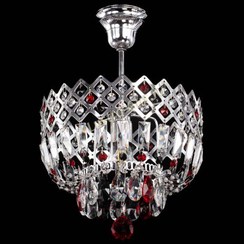 Люстра Корона №1 пластинка разноцветная в Ижевске Гусь Хрустальный