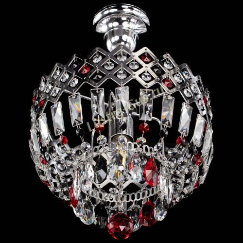 Люстра Корона №1 пластинка разноцветная в Ижевске Гусь Хрустальный