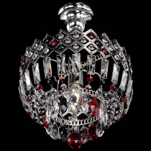 Люстра Корона №1 пластинка разноцветная в Ижевске Гусь Хрустальный