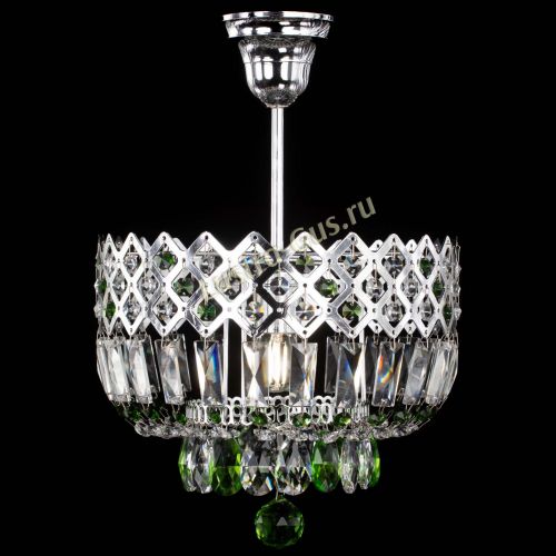 Люстра Корона №1 пластинка зеленая в Ижевске Гусь Хрустальный