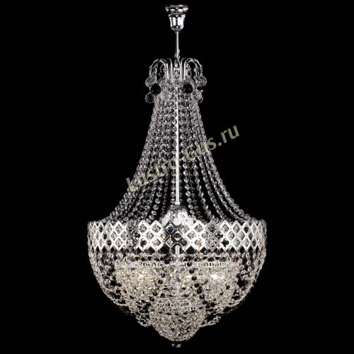 Люстра Корона №5 с подвесом Черная в Ижевске Гусь Хрустальный