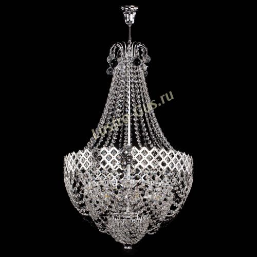 Люстра Корона №5 с подвесом Черная в Ижевске Гусь Хрустальный