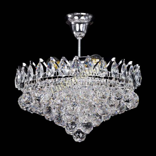 Люстра Корона Капель шар 3 лампы в Ижевске Гусь Хрустальный
