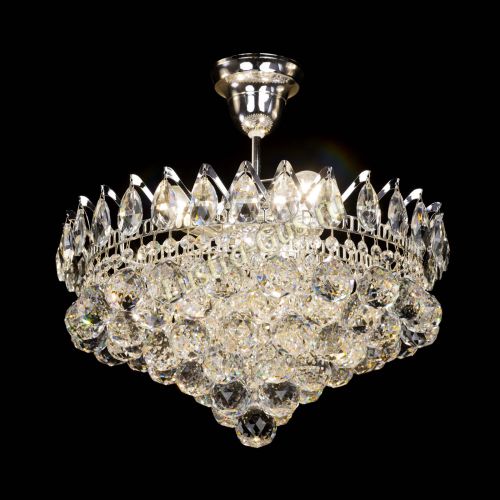 Люстра Корона Капель шар 3 лампы в Ижевске Гусь Хрустальный