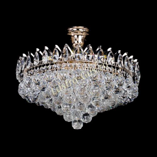 Люстра Корона Капель шар 5 ламп в Ижевске Гусь Хрустальный