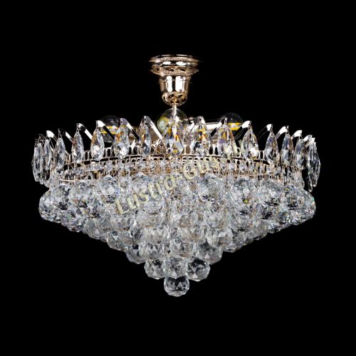 Люстра Корона Капель шар 5 ламп в Ижевске Гусь Хрустальный