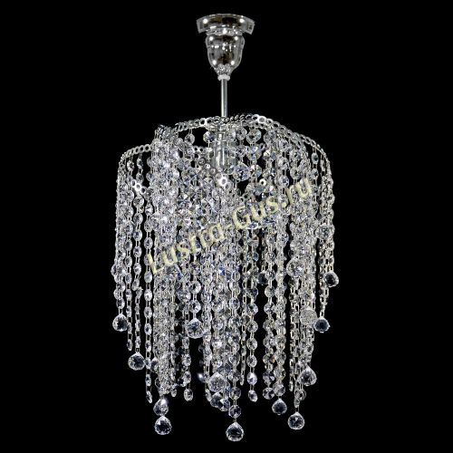Люстра Космея №1 капель мини  в Ижевске Гусь Хрустальный
