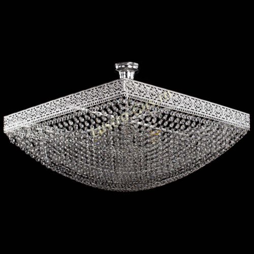 Люстра Квадрат №28 - 600 мм в Ижевске Гусь Хрустальный