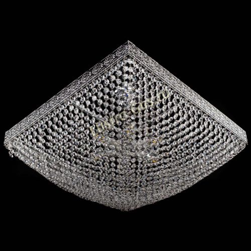 Люстра Квадрат №28 - 600 мм в Ижевске Гусь Хрустальный