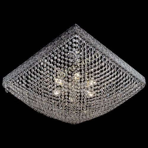 Люстра Квадрат №28 - 600 мм в Ижевске Гусь Хрустальный