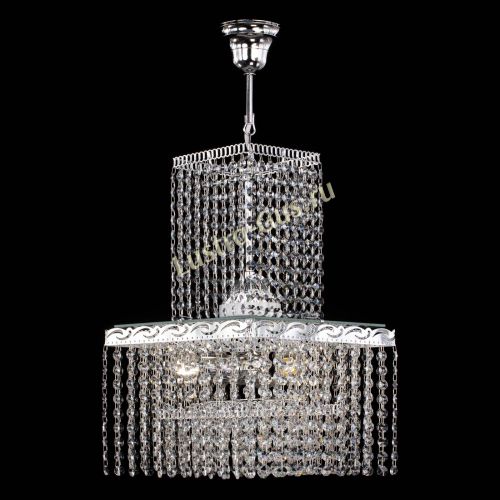 Люстра Квадрат №3 с подвесом в Ижевске Гусь Хрустальный