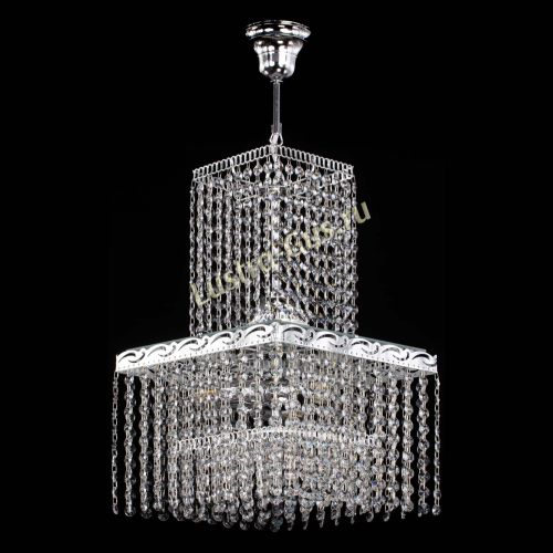 Люстра Квадрат №3 с подвесом в Ижевске Гусь Хрустальный