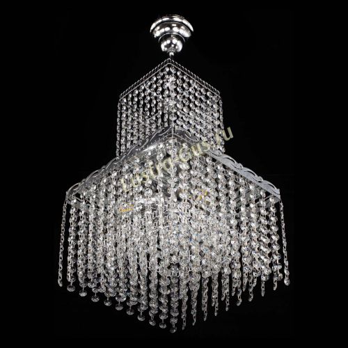 Люстра Квадрат №3 с подвесом в Ижевске Гусь Хрустальный