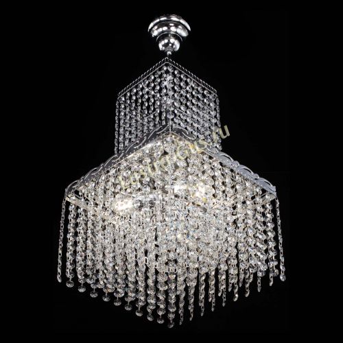 Люстра Квадрат №3 с подвесом в Ижевске Гусь Хрустальный