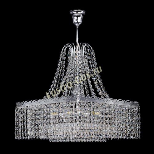 Люстра Квадрат Оптикон с подвесом в Ижевске Гусь Хрустальный