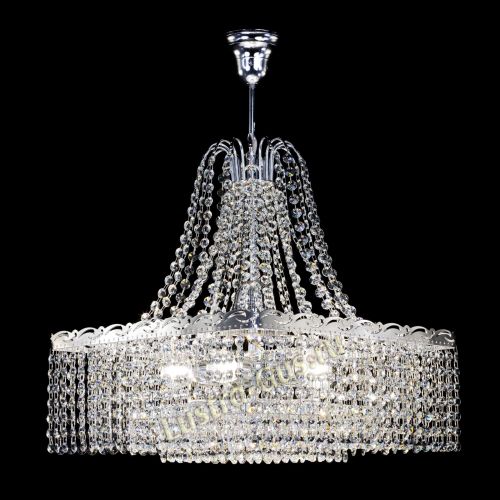 Люстра Квадрат Оптикон с подвесом в Ижевске Гусь Хрустальный