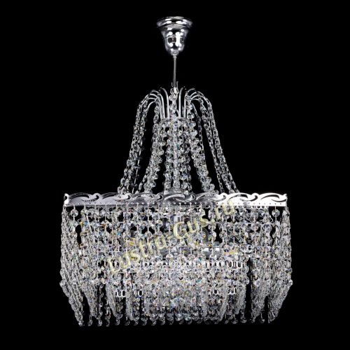 Люстра Квадрат Оптикон с подвесом в Ижевске Гусь Хрустальный