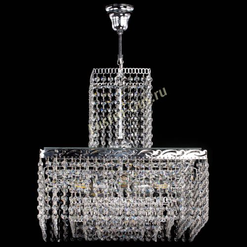 Люстра Квадрат с подвесом в Ижевске Гусь Хрустальный