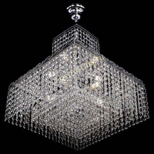 Люстра Квадрат с подвесом в Ижевске Гусь Хрустальный