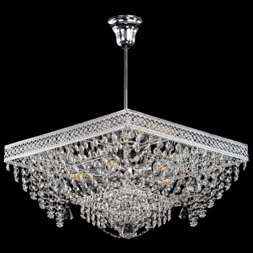 Люстра Квадрат Венеция №24 подвесная в Ижевске Гусь Хрустальный