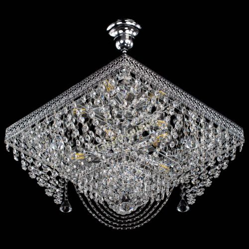 Люстра Квадрат Венеция №24 подвесная в Ижевске Гусь Хрустальный