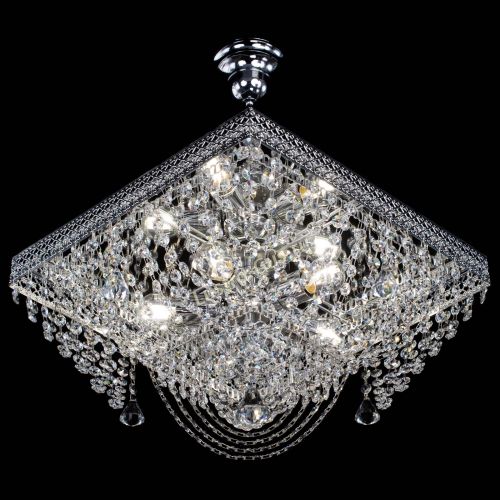Люстра Квадрат Венеция №24 подвесная в Ижевске Гусь Хрустальный