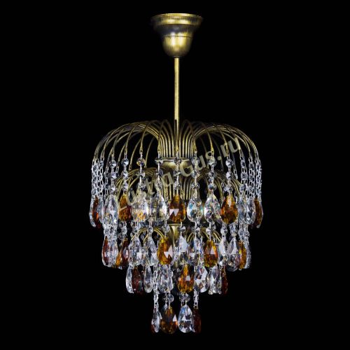 Люстра Лора №3 под бронзу чайная в Ижевске Гусь Хрустальный