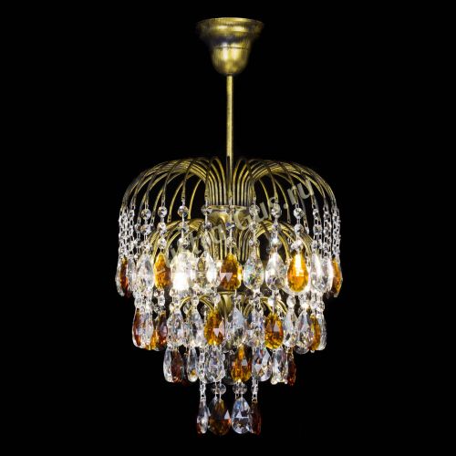 Люстра Лора №3 под бронзу чайная в Ижевске Гусь Хрустальный