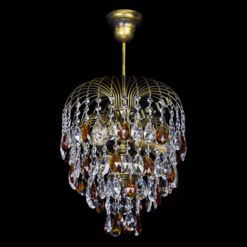 Люстра Лора №3 под бронзу чайная в Ижевске Гусь Хрустальный