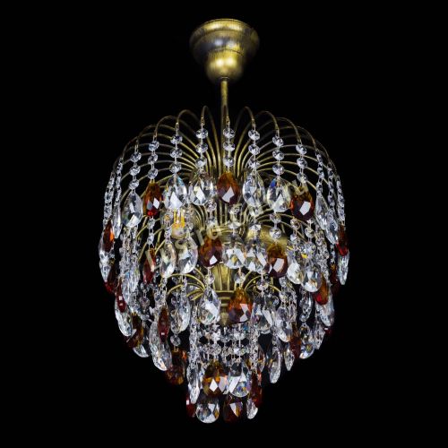 Люстра Лора №3 под бронзу чайная в Ижевске Гусь Хрустальный