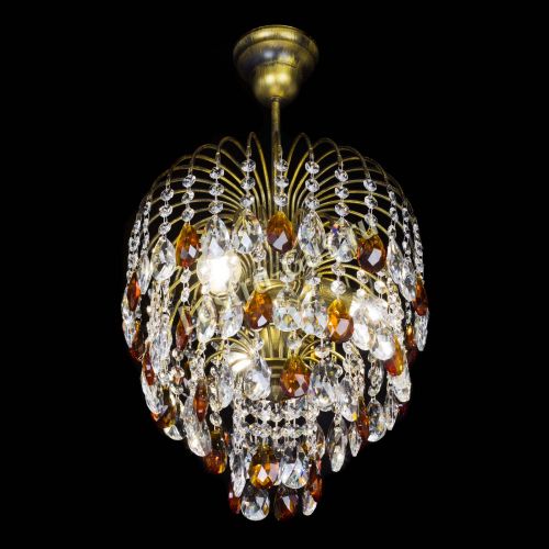 Люстра Лора №3 под бронзу чайная в Ижевске Гусь Хрустальный