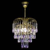 Люстра Лора №3 под бронзу фиолетовая в Ижевске