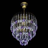 Люстра Лора №3 под бронзу фиолетовая в Ижевске