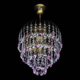 Люстра Лора №3 под бронзу розовая в Ижевске