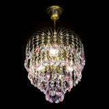 Люстра Лора №3 под бронзу розовая в Ижевске