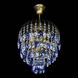 Люстра Лора №3 под бронзу синяя в Ижевске Люстра Лора №3 под бронзу синяя в Ижевске