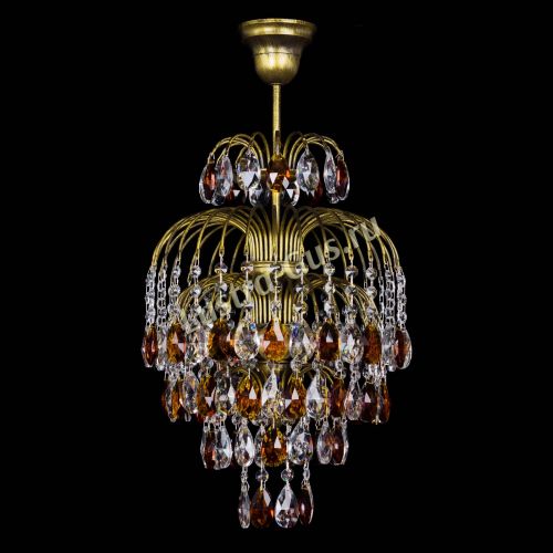 Люстра Лора №3 журавлик Чайная под бронзу в Ижевске Гусь Хрустальный