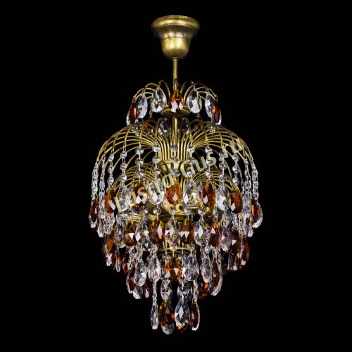 Люстра Лора №3 журавлик Чайная под бронзу в Ижевске Гусь Хрустальный