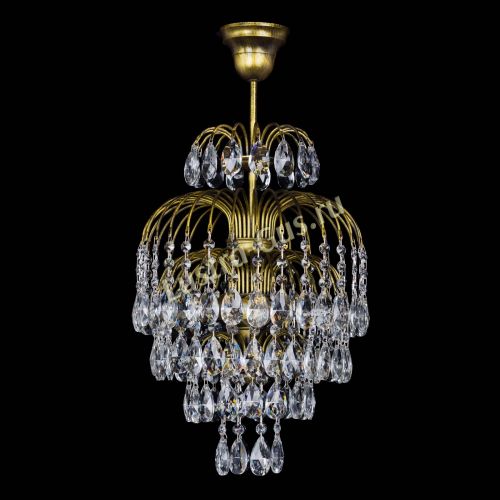 Люстра Лора №3 журавлик под бронзу в Ижевске Гусь Хрустальный